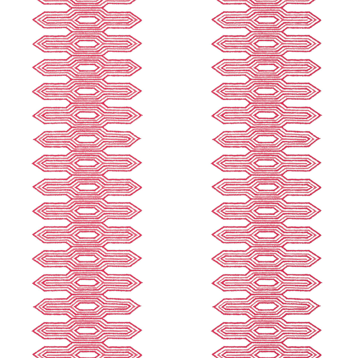 Thibaut Nola Stripe Pink Wallpaper
