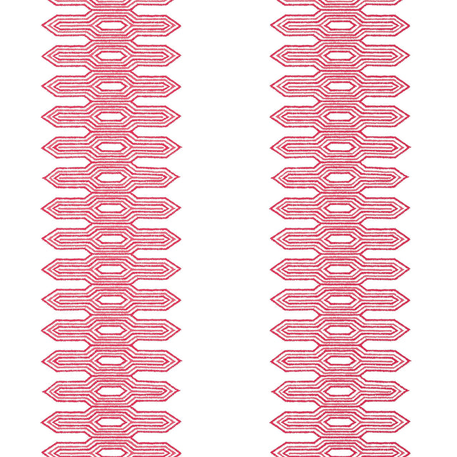 Thibaut Nola Stripe Pink Wallpaper
