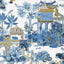 Thibaut Mystic Garden Blue And White Wallpaper