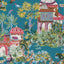 Thibaut Mystic Garden Teal Wallpaper