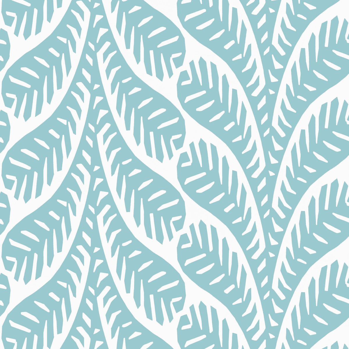 Thibaut Ginger Spa Blue Wallpaper