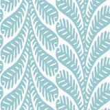 Thibaut Ginger Spa Blue Wallpaper