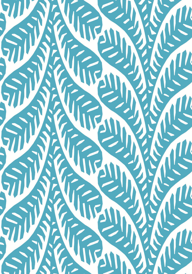 Thibaut GINGER Turquoise Wallpaper