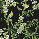 Thibaut Yukio Black Wallpaper