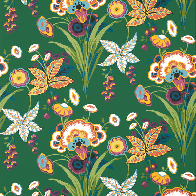 Thibaut Pasadena Emerald Wallpaper
