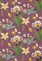 Thibaut PASADENA Plum Wallpaper