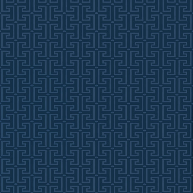 Thibaut T-Square Navy Wallpaper