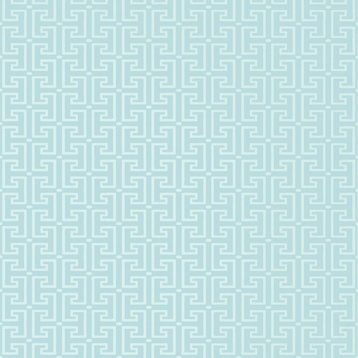 Thibaut T-Square Spa Blue Wallpaper