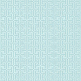 Thibaut T-Square Spa Blue Wallpaper