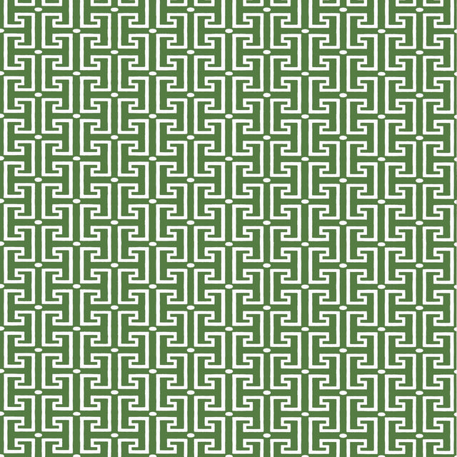 Thibaut T-Square Emerald Wallpaper