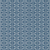 Thibaut T-Square Navy And White Wallpaper