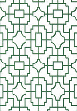 Thibaut FRETWORK Green Wallpaper