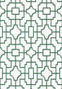 Thibaut FRETWORK Green Wallpaper