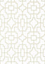 Thibaut FRETWORK Beige Wallpaper