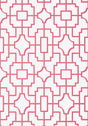 Thibaut FRETWORK Pink Wallpaper