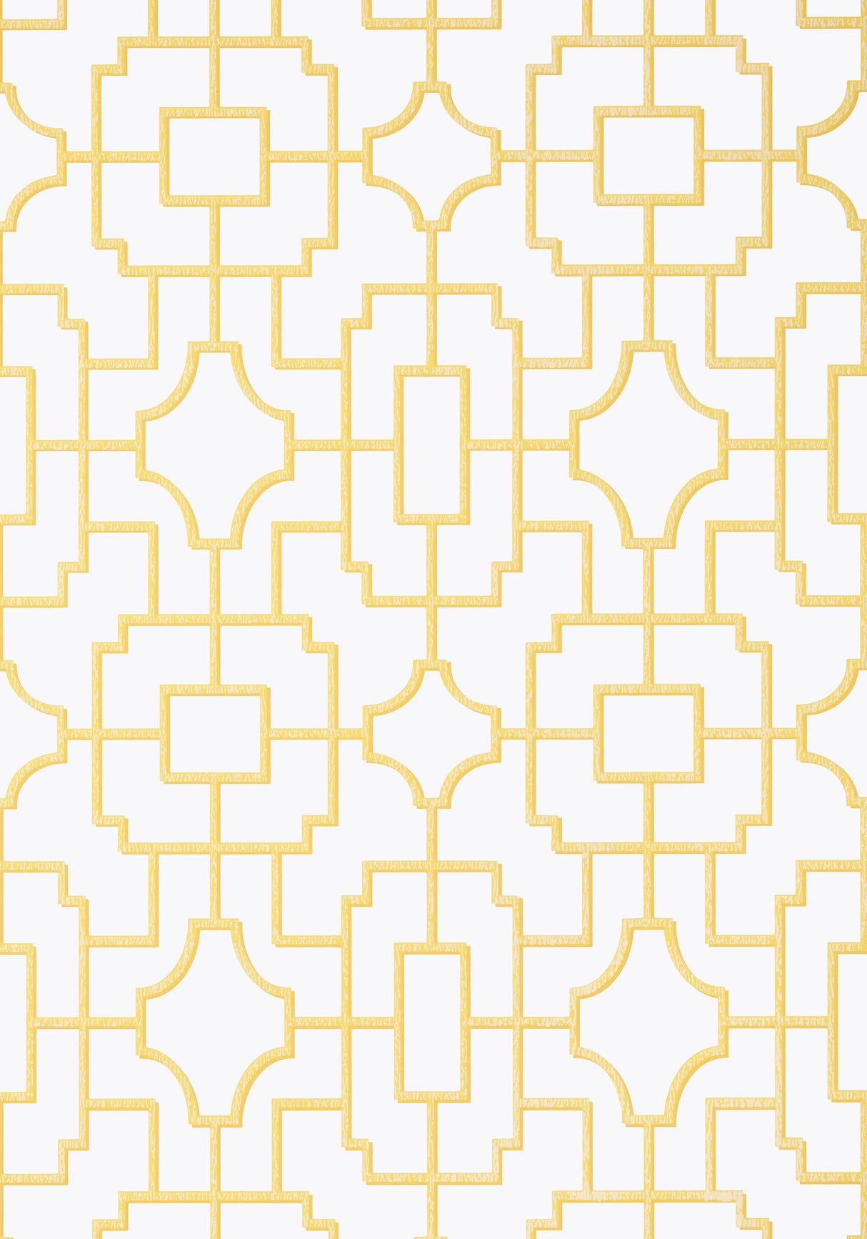 Thibaut FRETWORK Yellow Wallpaper