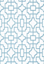 Thibaut FRETWORK Light Blue Wallpaper