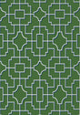 Thibaut FRETWORK Emerald Wallpaper