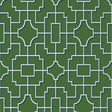 Thibaut Fretwork Emerald Wallpaper