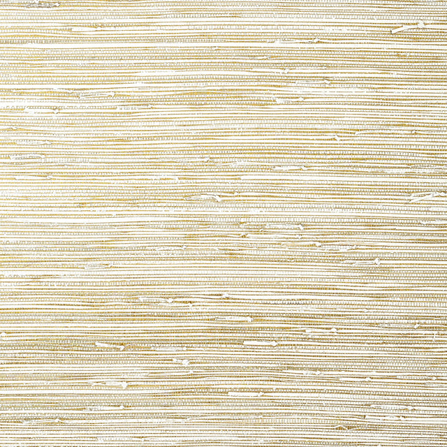 Thibaut Sutton Metallic Gold And White Wallpaper