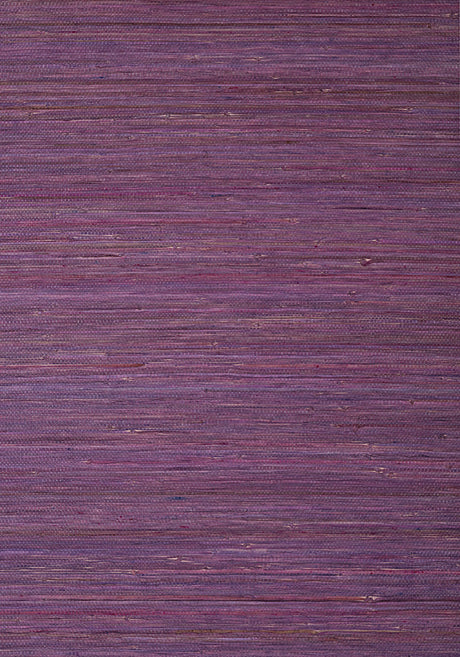 Thibaut RAFFIA PALM Plum Wallpaper