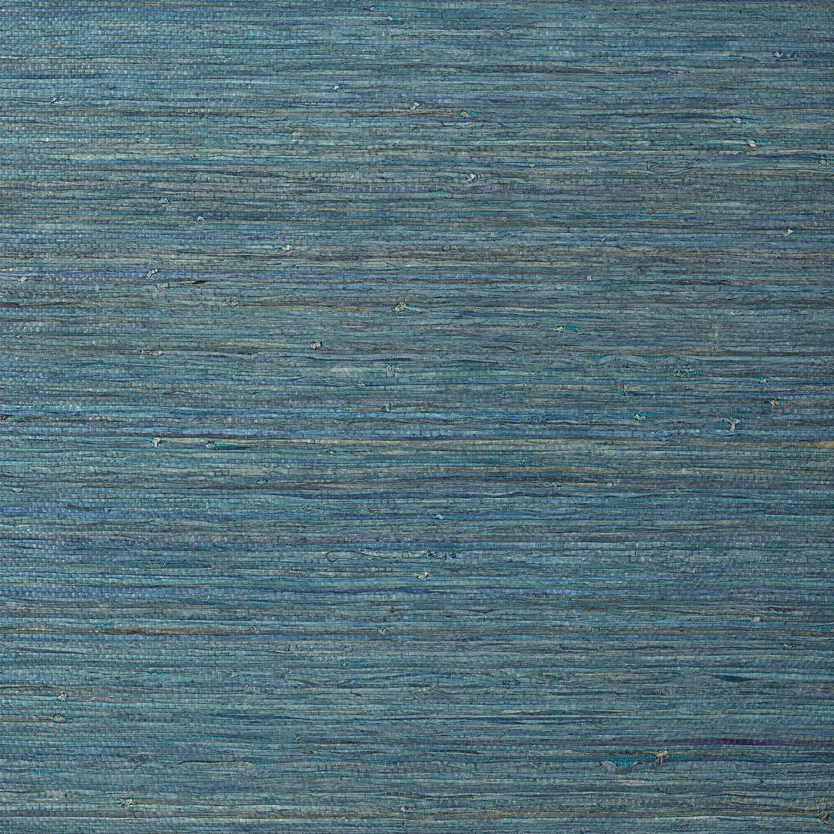 Thibaut Raffia Palm Peacock Blue Wallpaper