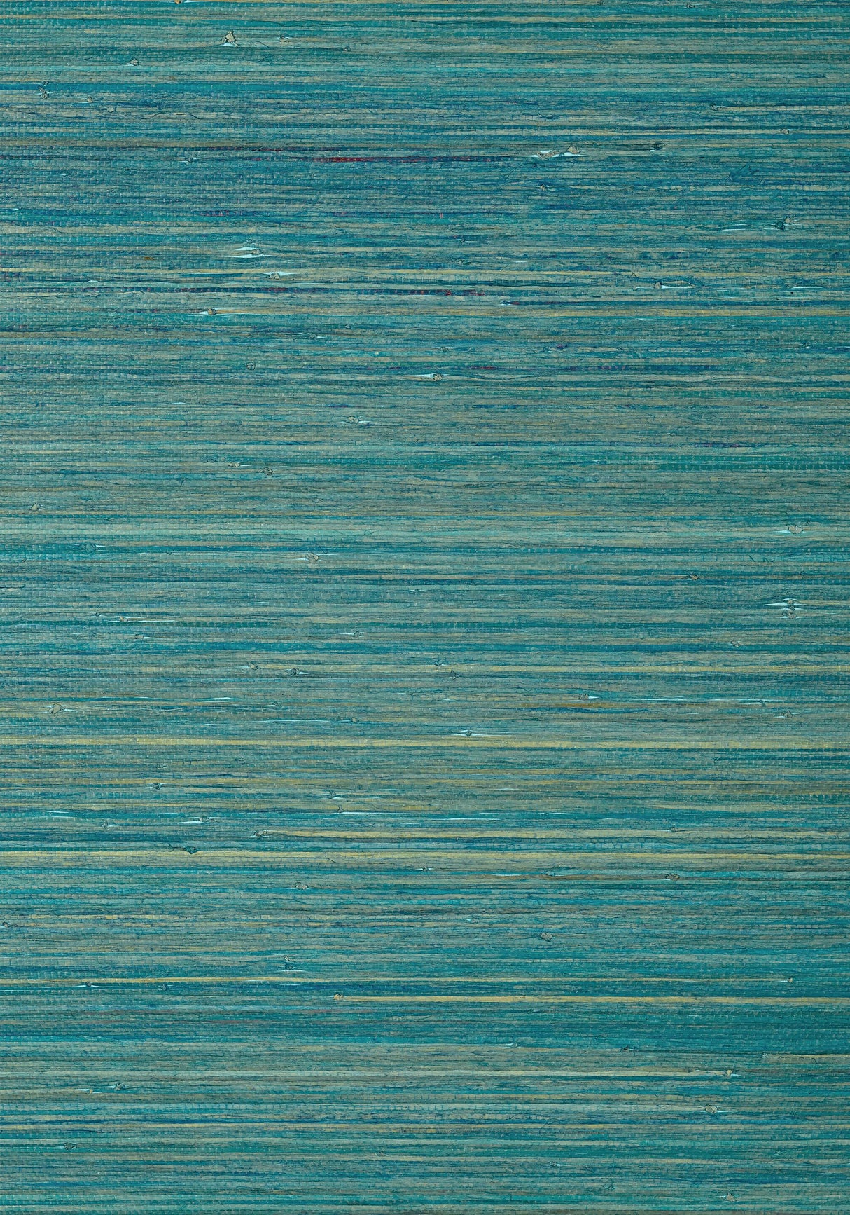 Thibaut RAFFIA PALM Turquoise Wallpaper