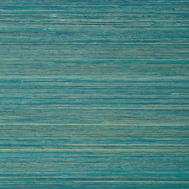 Thibaut Raffia Palm Turquoise Wallpaper