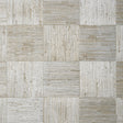 Thibaut Mosaic Weave Metallic Silver Wallpaper