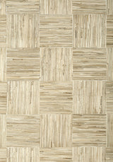 Thibaut MOSAIC WEAVE Natural Wallpaper