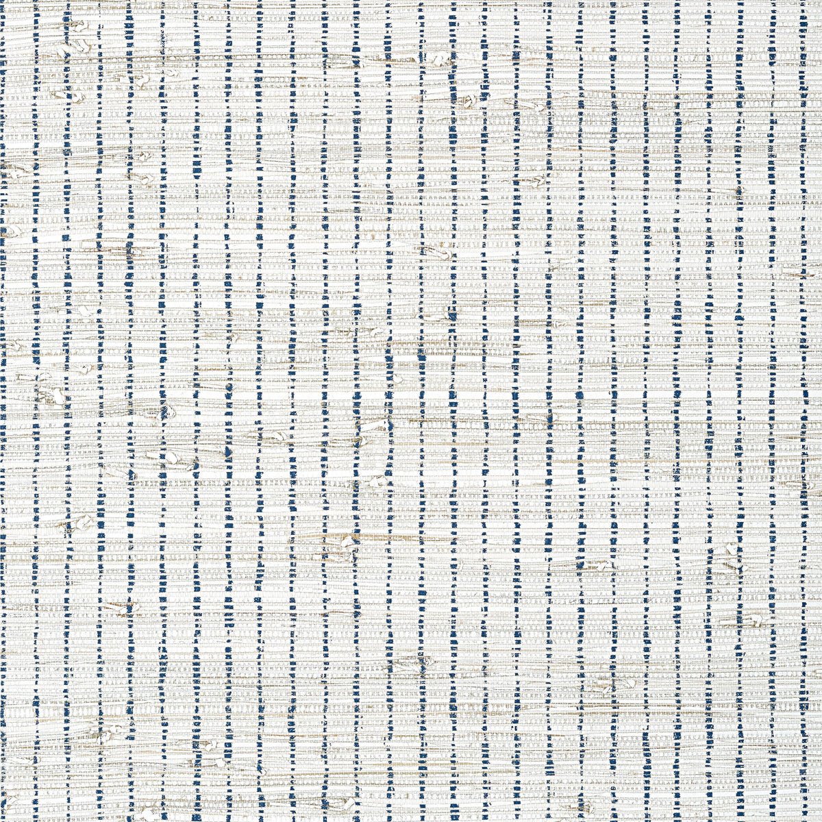 Thibaut Sutton Stripe Navy On White Wallpaper