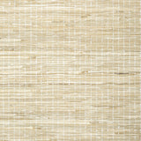 Thibaut Sutton Stripe White On Natural Wallpaper