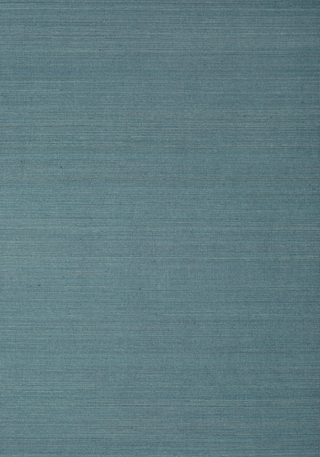 Thibaut TABACON ABACA Teal Wallpaper