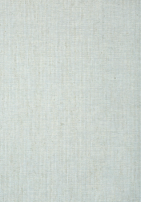 Thibaut STRAW JUTE Slate Blue Wallpaper