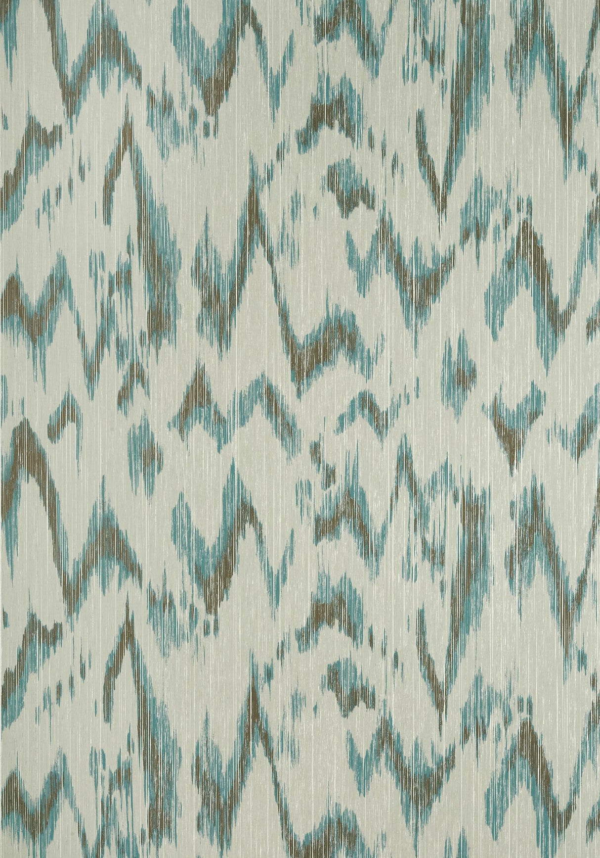 Thibaut POINT LOBOS Brown and Teal Wallpaper