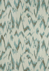 Thibaut POINT LOBOS Brown and Teal Wallpaper