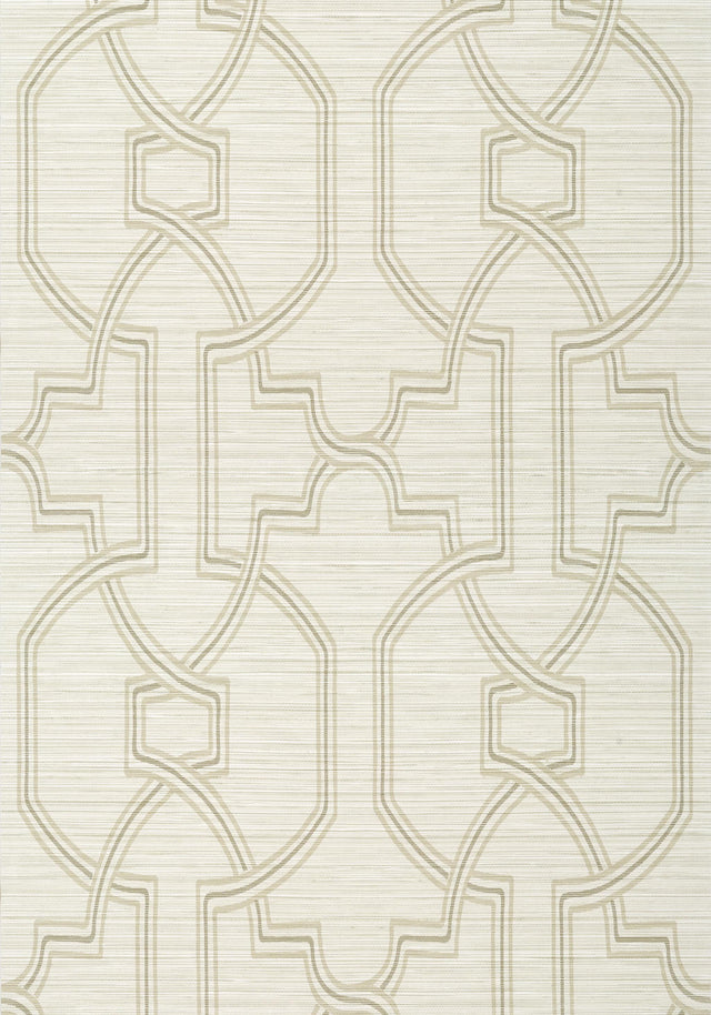Thibaut PROMENADE Beige Wallpaper