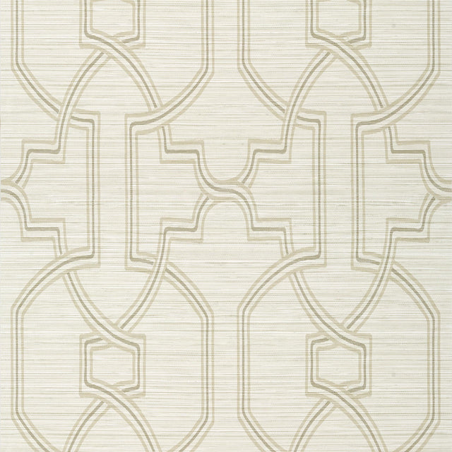 Thibaut Promenade Beige Wallpaper