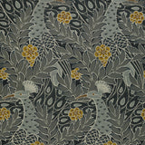 Thibaut Desmond Black And Charcoal Wallpaper