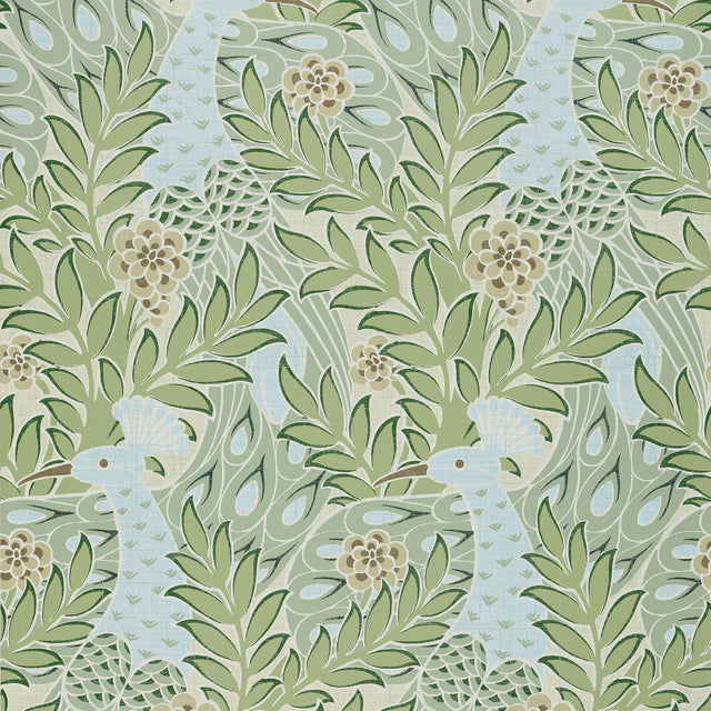 Thibaut Desmond Aqua And Green Wallpaper