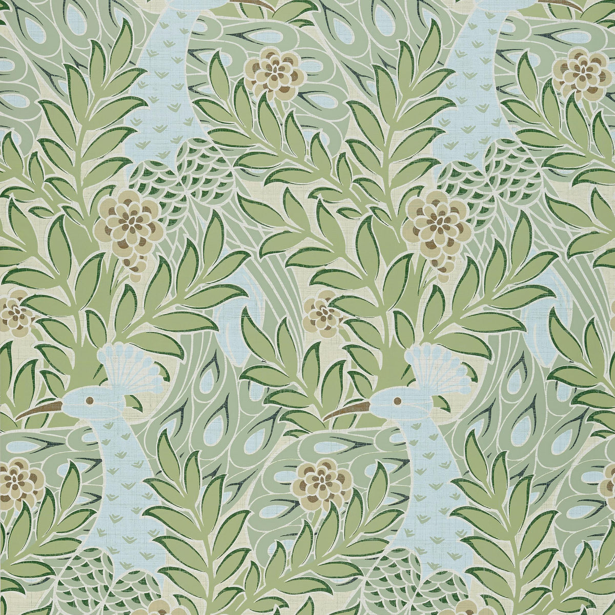 Thibaut Desmond Aqua And Green Wallpaper