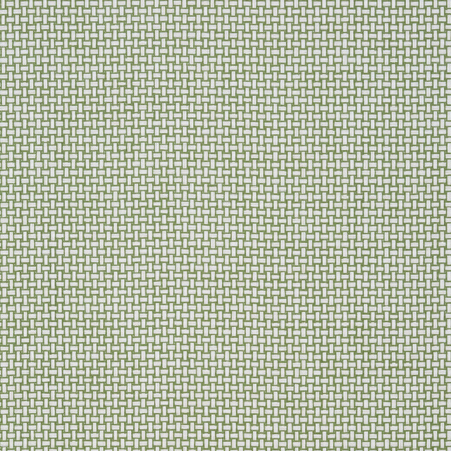 Thibaut Baker Weave Green Wallpaper