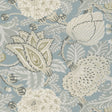 Thibaut Mitford Aqua Wallpaper
