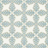 Thibaut Starleaf Aqua Wallpaper