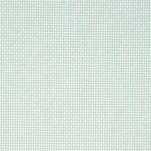 Thibaut Baker Weave Aqua Wallpaper