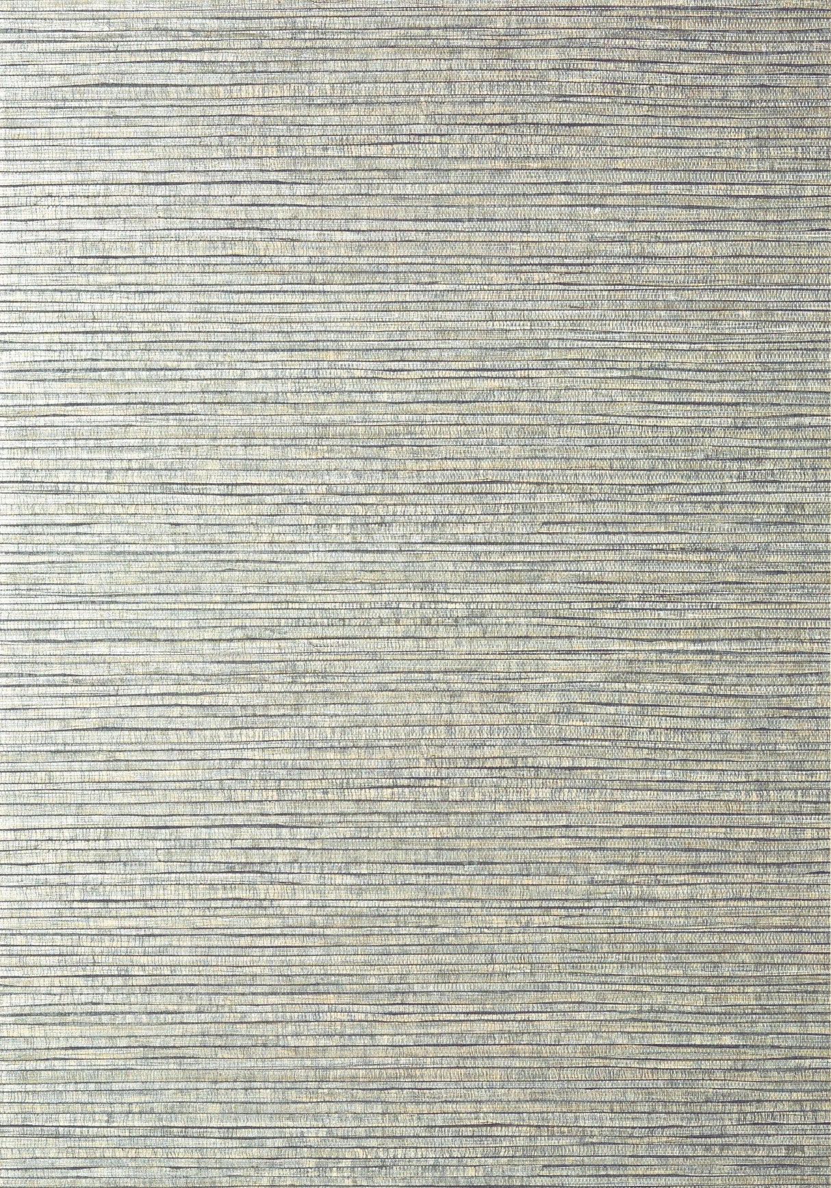 Thibaut WOODY GRASS Metallic Silver Wallpaper