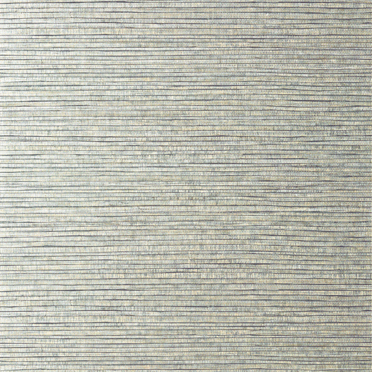 Thibaut Woody Grass Metallic Silver Wallpaper