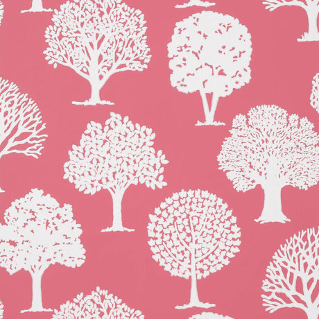 Thibaut Russell Square Raspberry Wallpaper