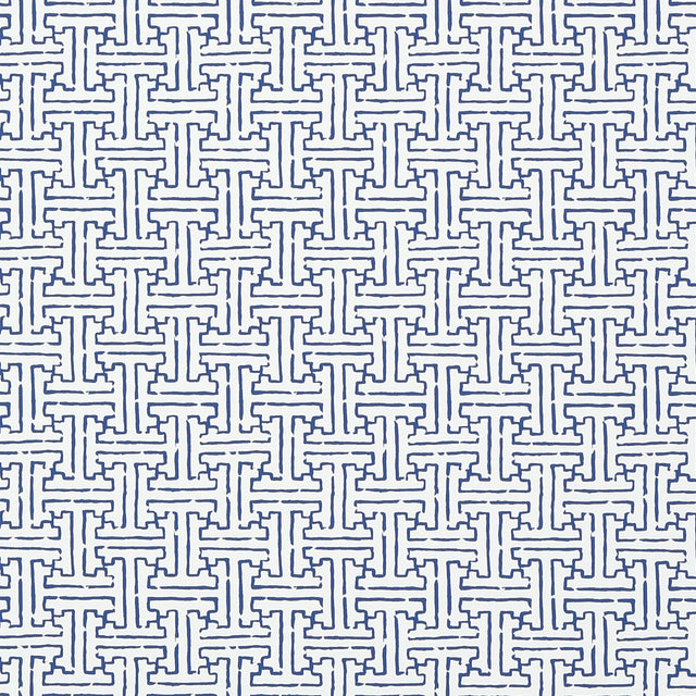Thibaut Taza Navy Wallpaper