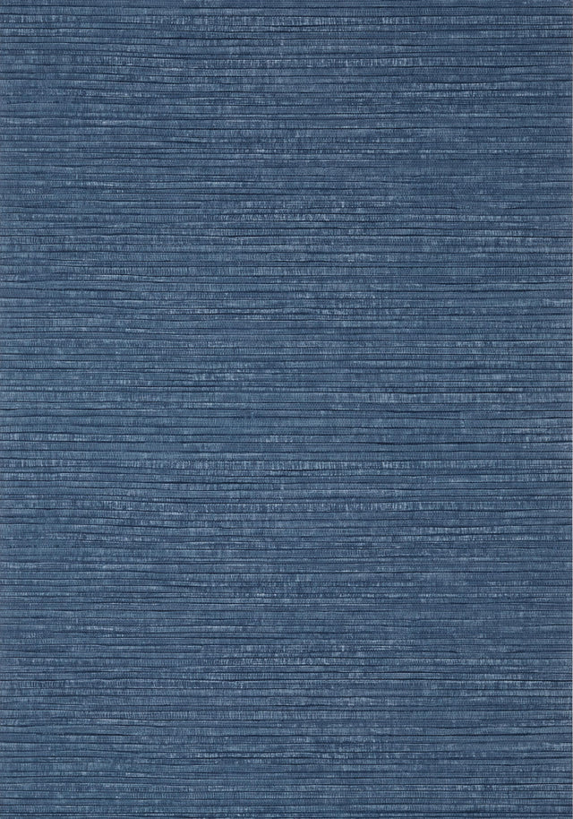 Thibaut WOODY GRASS Navy Wallpaper